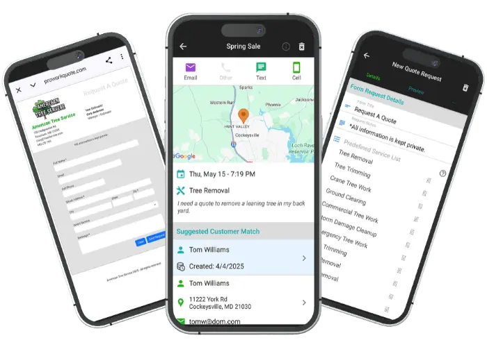 WorkQuote App Quote Request Features